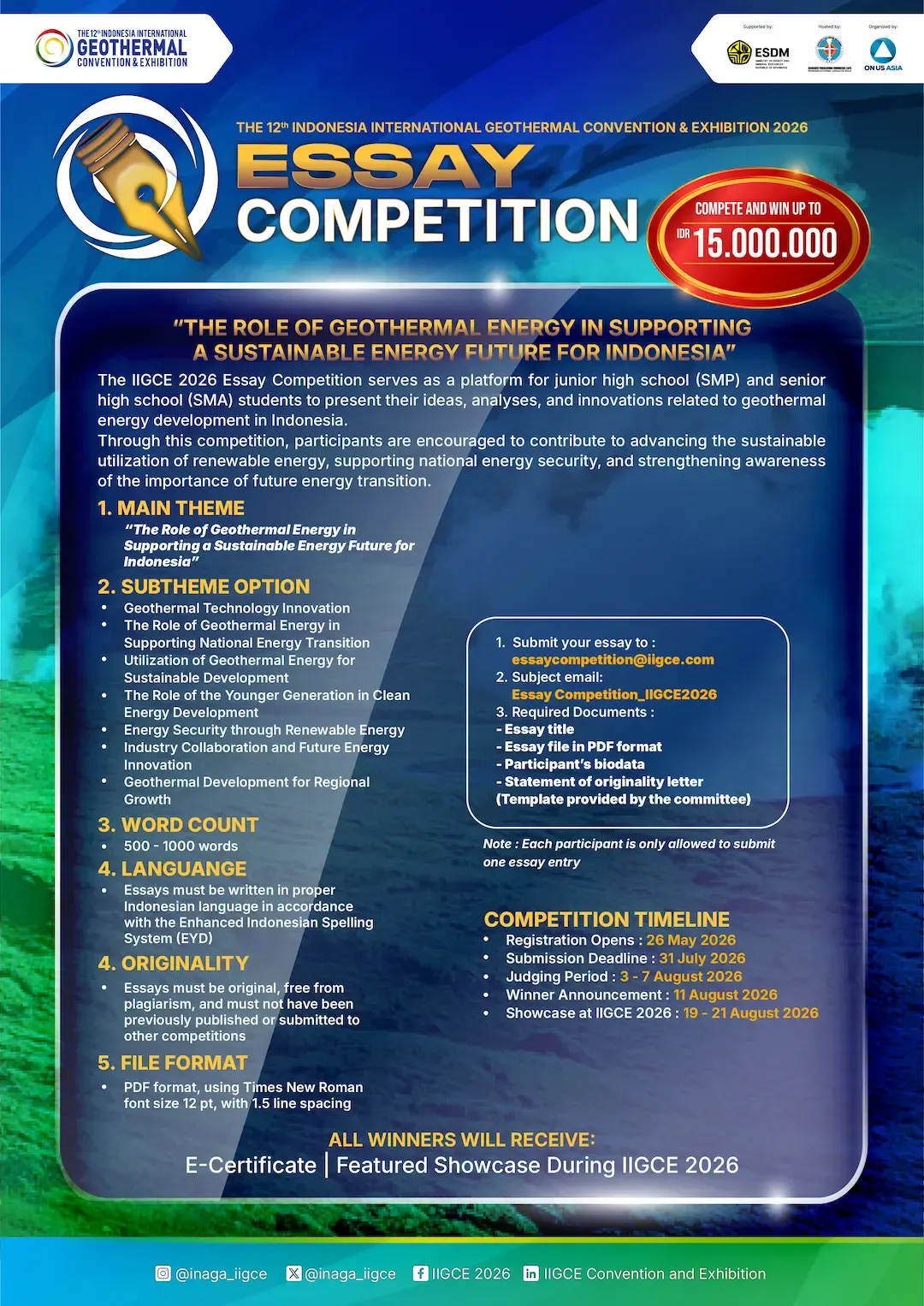Flyer Essay Competition
